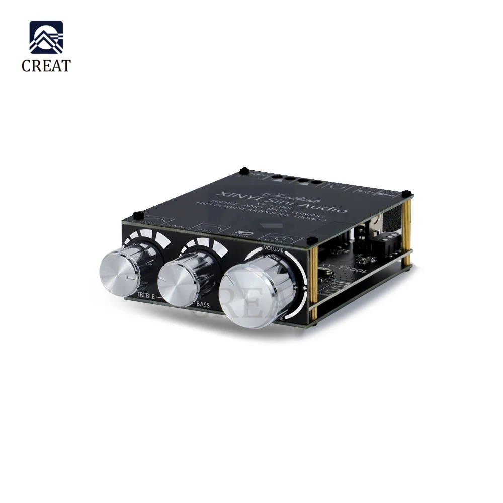 Плата усилителя сабвуфера высокой мощности 2*100 Вт Bluetooth 5 0|Интегральные схемы| |