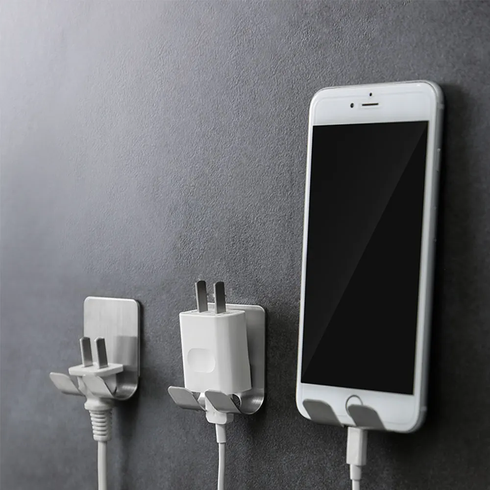 2 шт. визуальный сенсорный мобильный телефон полка настенный держатель наклейка