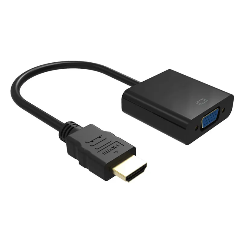 HDMI к VGA видео конвертер адаптер кабель набор для полного 1080P преобразования сигнала от HDMI вход ноутбука PS3 к VGA вывода мониторов