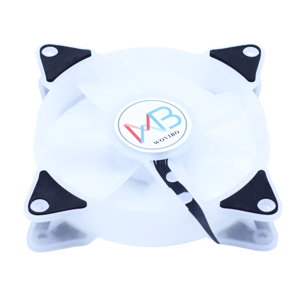 Wovibo 120 мм чехол вентилятор вентиляторы RGB Adajust Argb Mute кулер ПК компьютер 6PIN