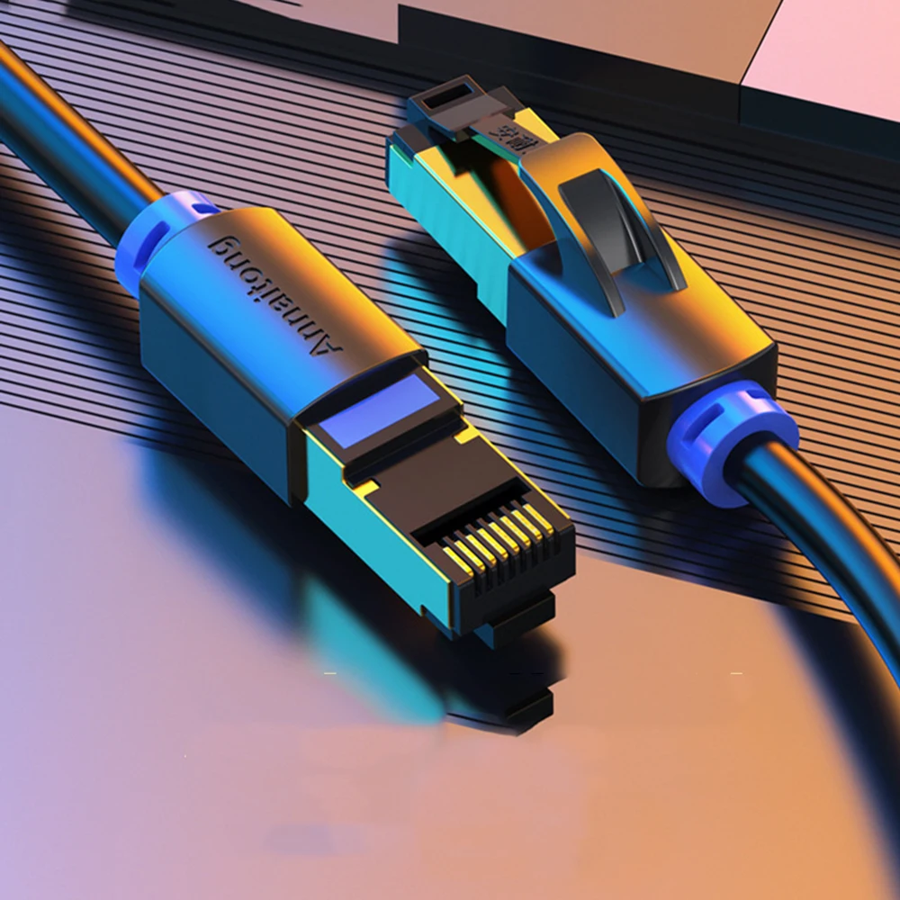 

Lan Cat 8 Ethernet cable Category 8 network double-shielded cable Internet connector 1M 2M 3 M