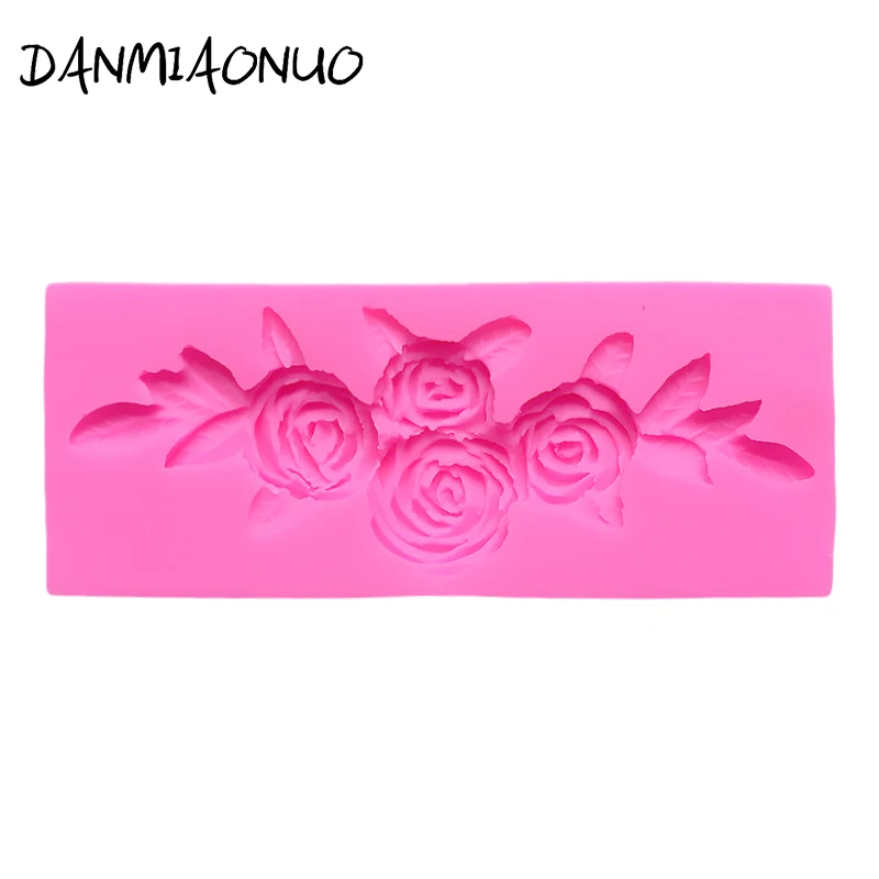 Кухонная Форма для маффинов розы инструменты украшения тортов силиконовые