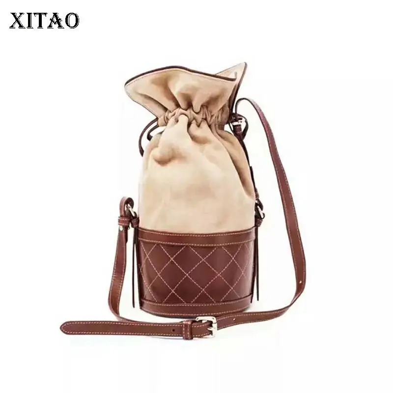 

XITAO Striped Shoulder Bags Fashion Women Patchwork Irregular Small Fresh Casual Style Loose 2021 Autumn Shoulder Bags WMD3675