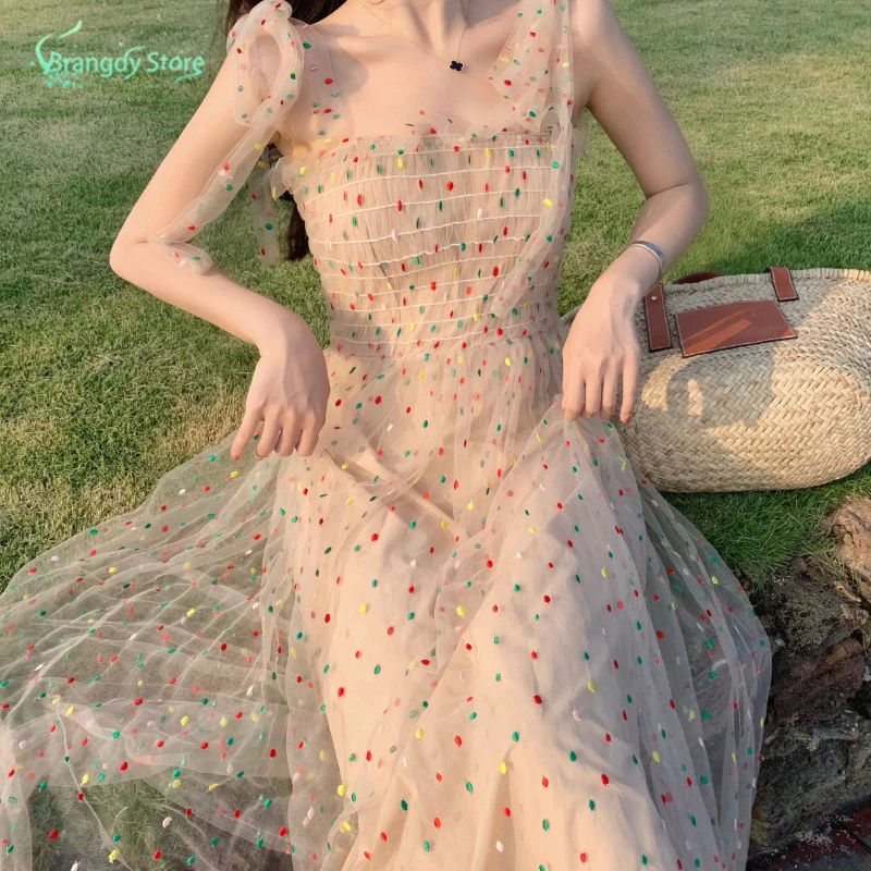 

2021cottagecore Aesthetic Casual Skirt Isinbobo Harajuku Kawaii Vestidos De Fiesta Pink Sexy Dress