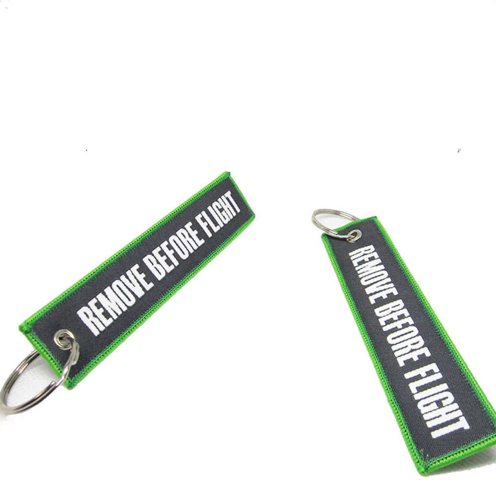 Брелок для ключей с вышивкой снять перед полетом|Вышивка| |