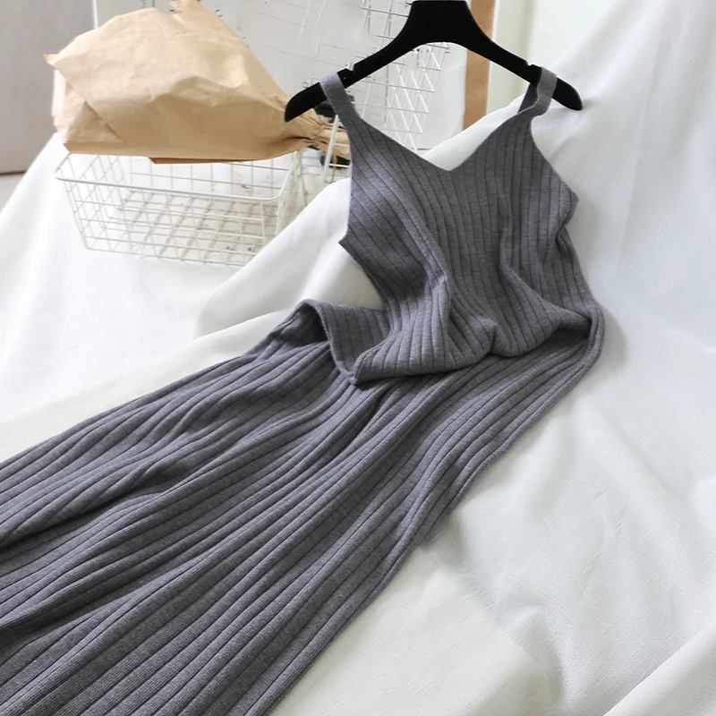 Женское Повседневное платье-трапеция до середины икры элегантное однотонное