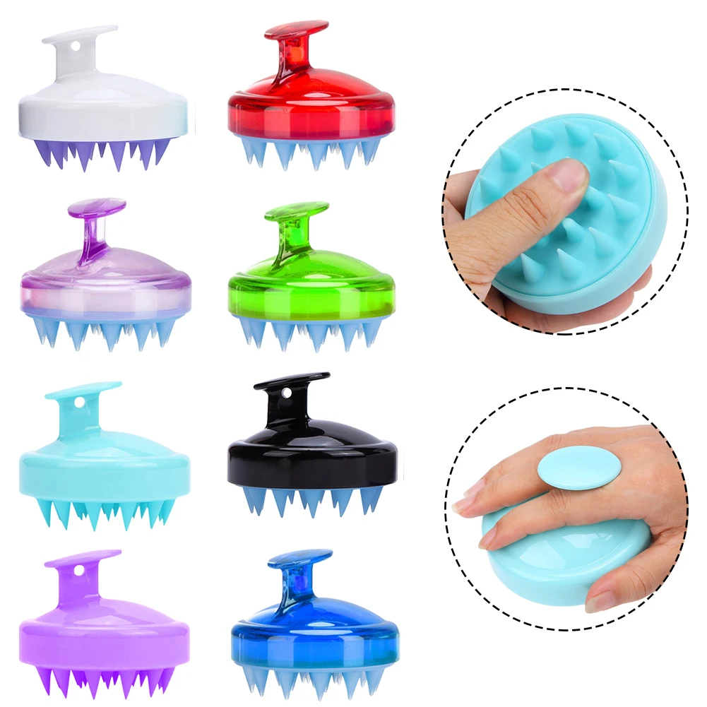 Многофункциональная силиконовая щетка для мытья волос и душа | Красота здоровье