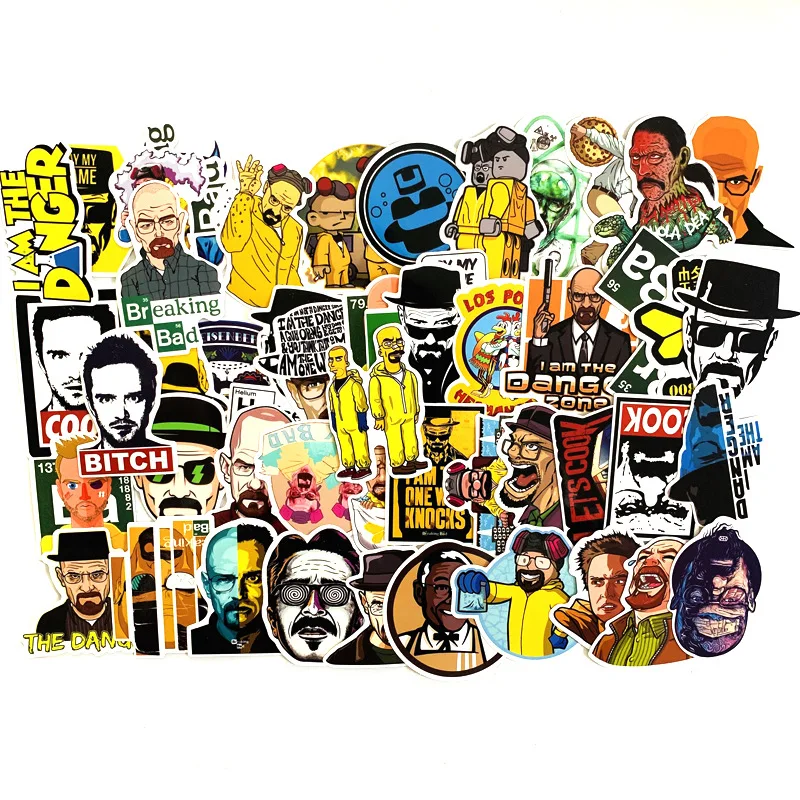 50 шт. наклейки на чемодан скейтборд ноутбук багаж холодильник телефон | Игрушки и