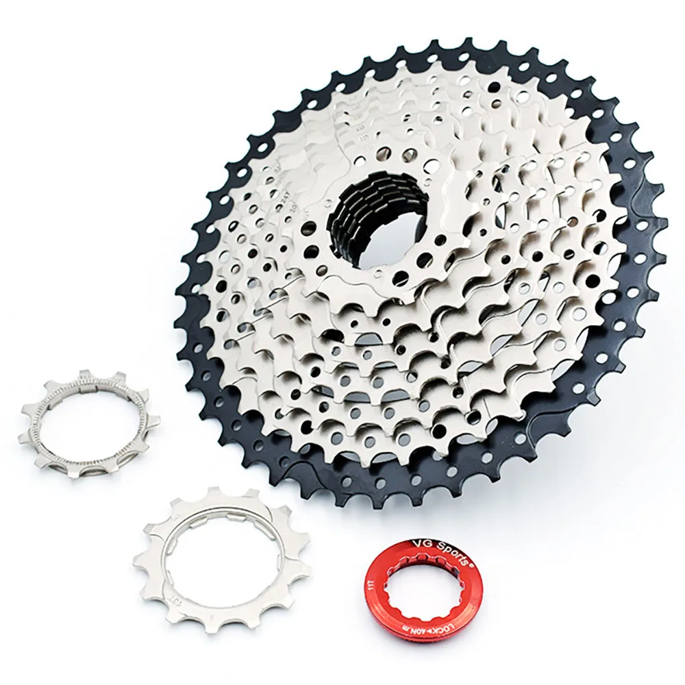 9 скоростей 11-42T MTB велосипедная кассета горный велосипед широкоугольные звездочки 9s k7 9v свободного хода совместимы с M430 M4000 M590