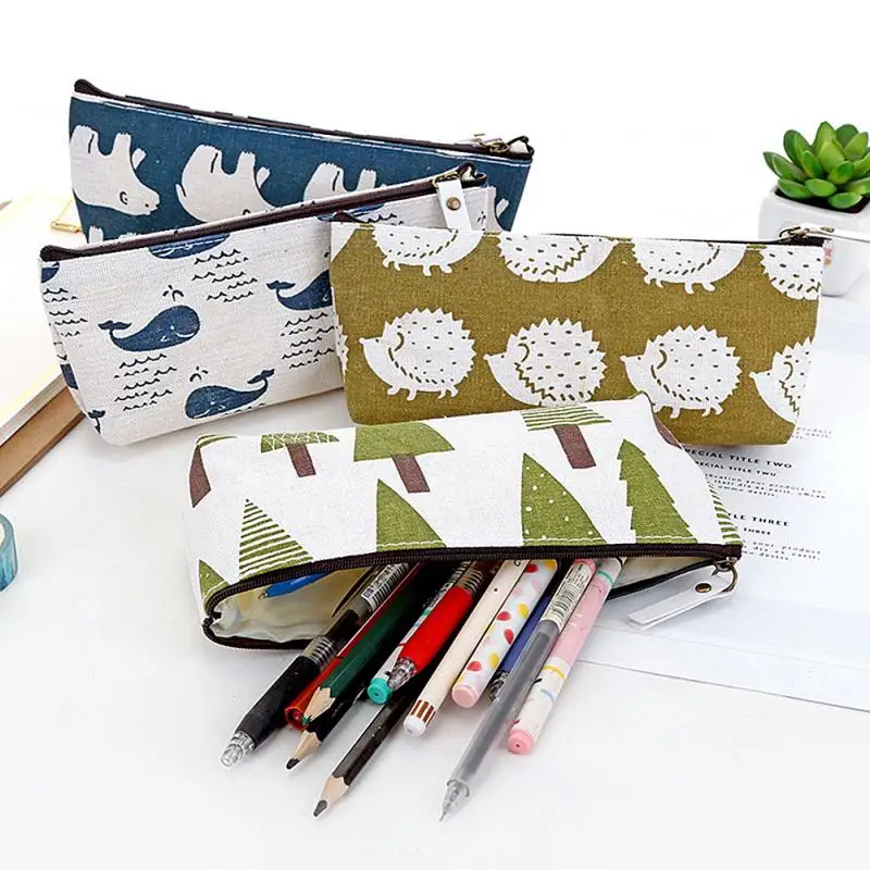 Милый чехол для карандашей учеников школьный девочек и мальчиков канцелярские
