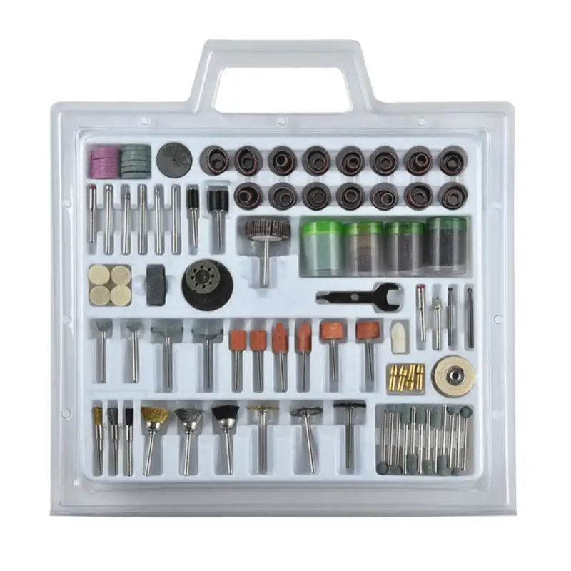 

216pcs Electric Grinding Sets Multi-function Mini Electric Drill Grinder Rotary Grinding Polishing Tools