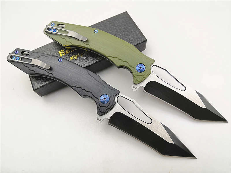 Складной нож Eafengrow EF915 D2 с рукояткой g10 складной для охоты повседневного