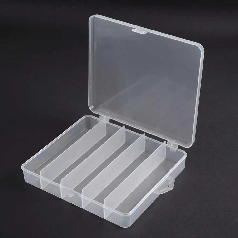 Double-side Fishing Tackle Box Wood Shrimp Tools Case Fishing Bait Lure Storage Case Multiple Compartment Large Fishing Tool box