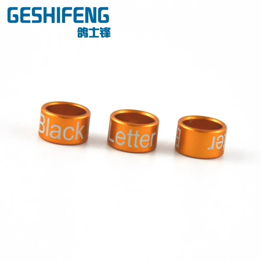 Птица ножная полоса кольца голубь кольцо лазерная гравировка|Дрессировка птиц| |