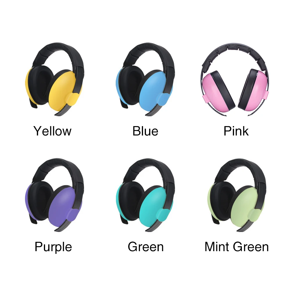 

Sound Safety Concert Slow Rebound Noise Cancelling Sleep Light Weight Durable Baby Earmuffs Ear Hearing Protection Ergonomic
