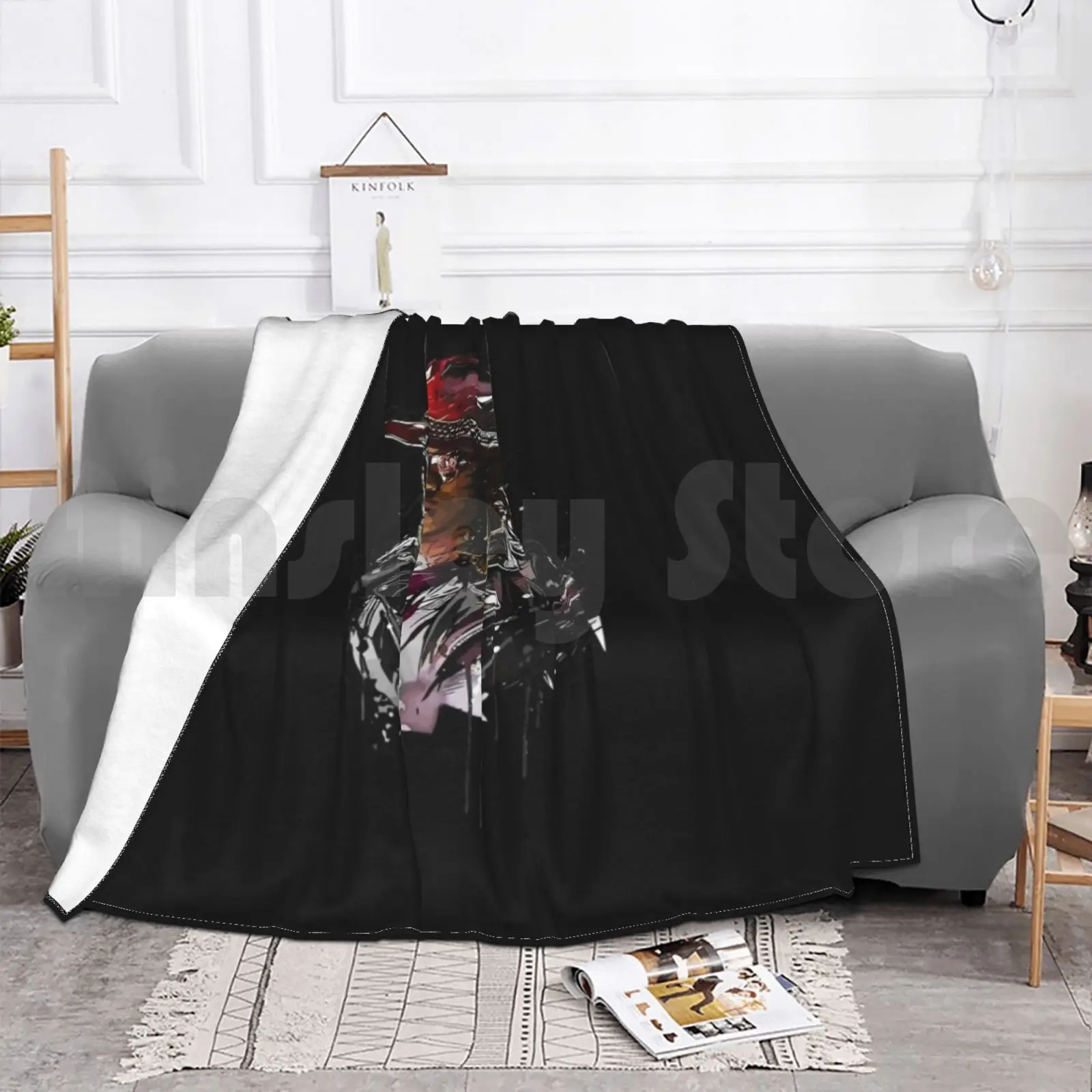 Популярное одеяло Future-Arts супермягкое теплое легкое тонкое с логотипом Hendrix Icon