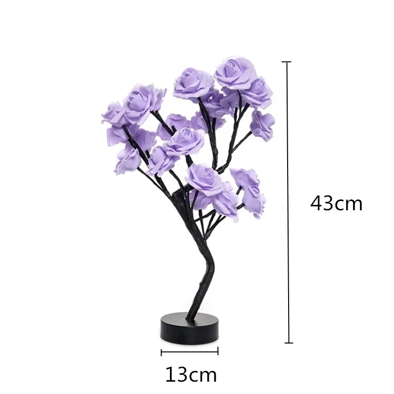 

LED Night Light Bonsai Led Tree Light Gypsophila Table Lamp Table Lamp Garland on Batteries Usb Lamp Wedding Decoration