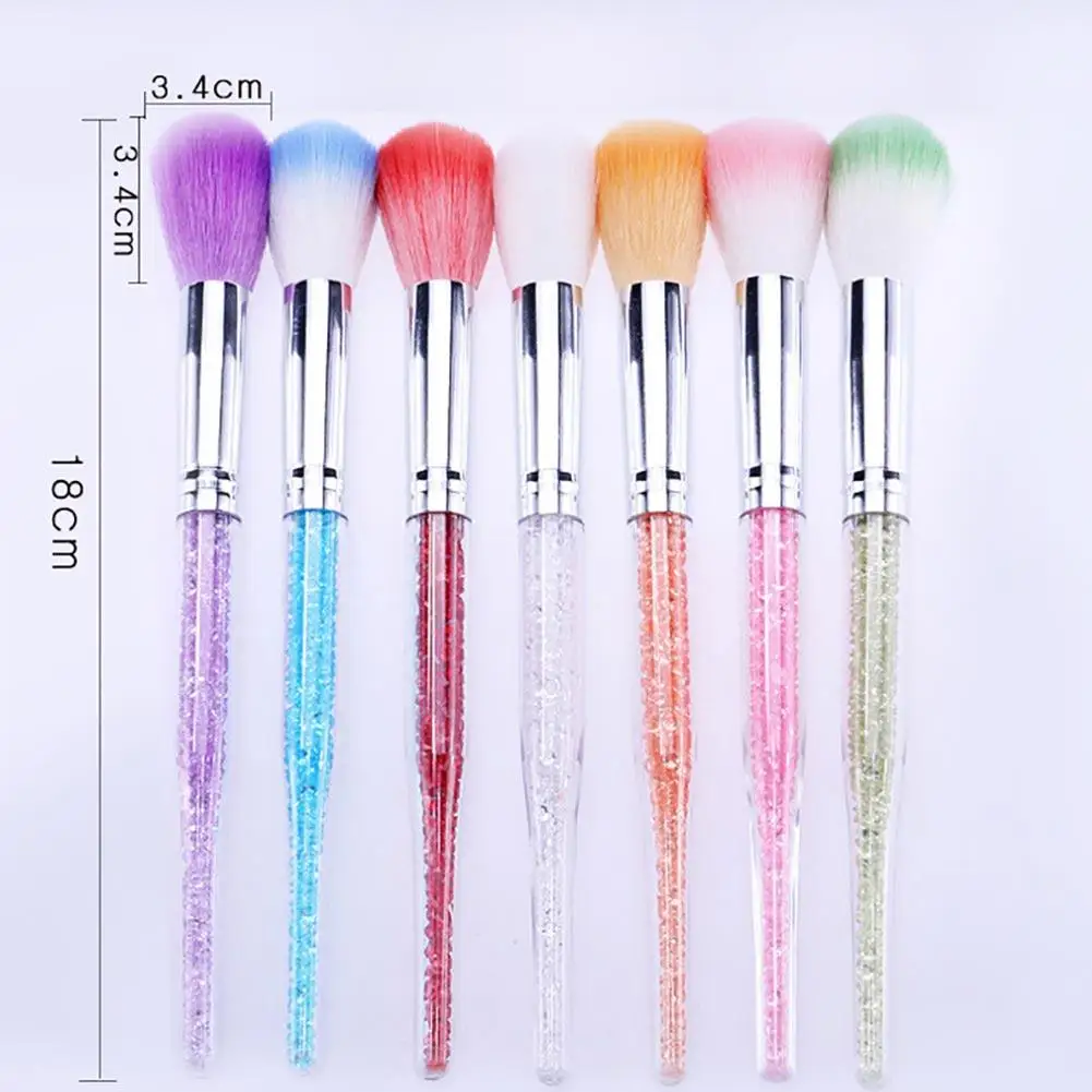 

3Pcs/Set Soft Nail Art Blush Cleaning Brush Dust Remover Manicure Makeup Tool