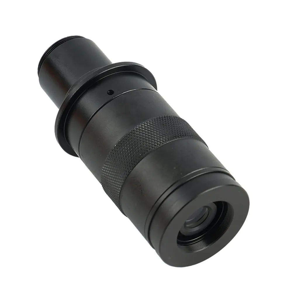 CCD CMOS HD 200X Adjustable Zoom CS C mount Lens Industrial Magnification Eyepiece Lens USB Video Microscope Camera