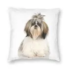 Яркий чехол для собаки Shih Tzu, чехол для домашнего декора с 3D двухсторонним принтом животных, наволочка для домашних животных для гостиной