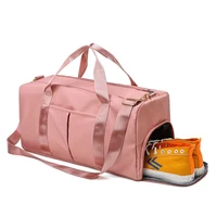 gym bags for women with shoe compartment sport gym bag with wet pocket new femal yoga duffel bags outdoor travel luggage bags