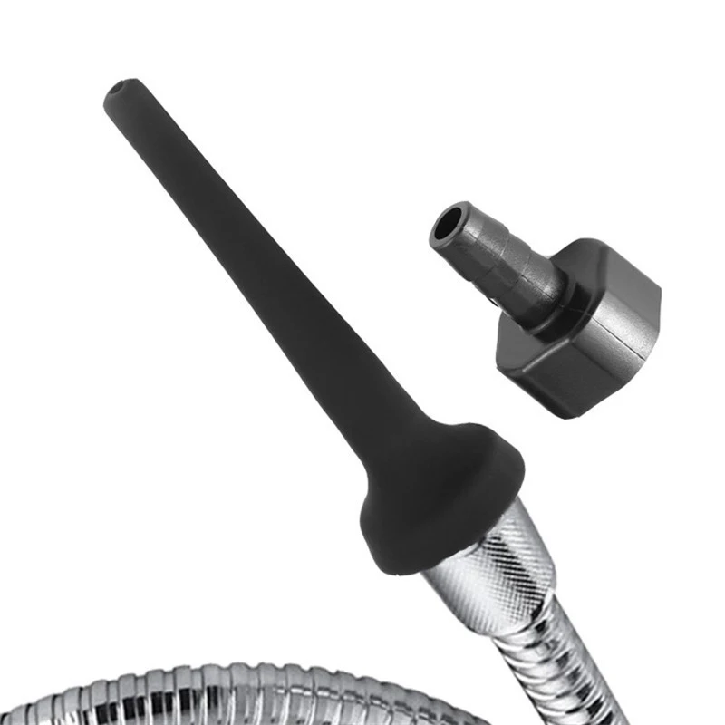 Мягкая силиконовая клизма WETIPS для биде душа анальная черный анальный наконечник