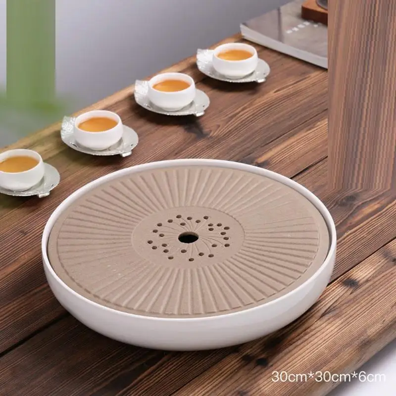 

Accessories High Teaware Board Puer Table Container Ceremony Vassoio Da Portata Kung Fu Gongfu Chinese Serving Tea Tray