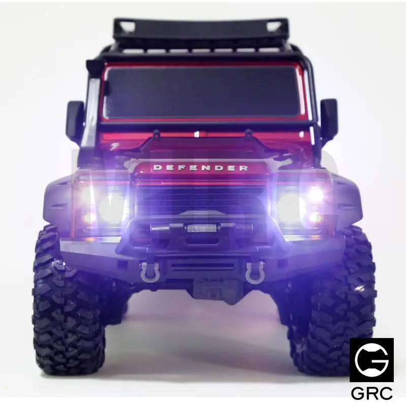3D печать лампа светильник крышка для 1/10 RC Гусеничный Defender TRX-4 TRX4 82056-4 не содержит лампы