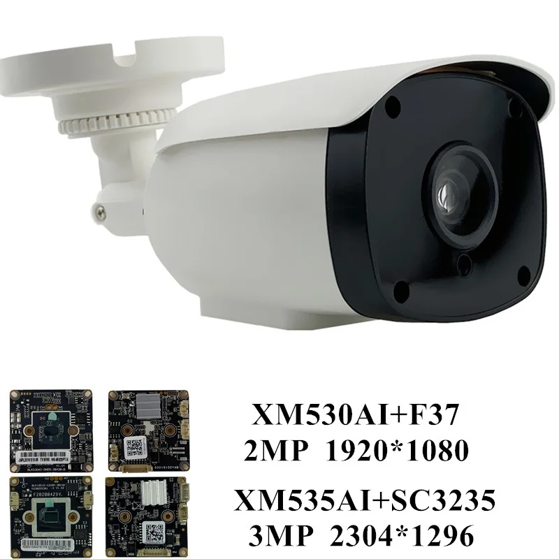 Ip камера 3MP 2MP XM535AI + SC3235 2304*1296 XM530 F37 1080P 25FPS ONVIF CMS XMEYE ночное видение IRC Обнаружение