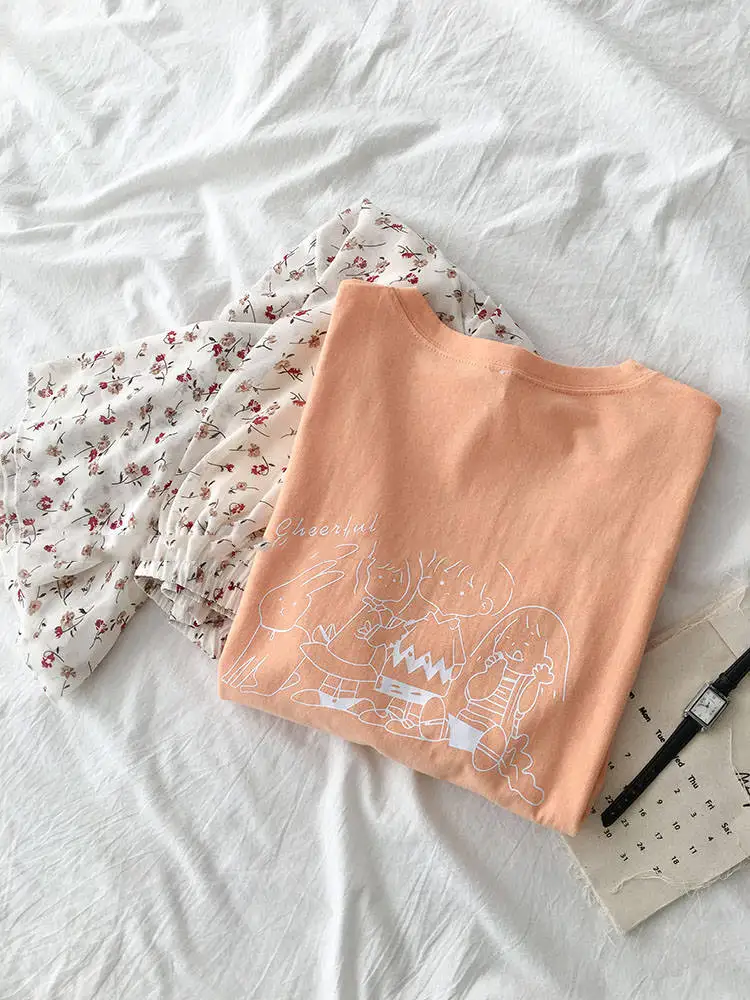 Женский костюм Лето 2020 Женская обувь в Корейском стиле новый комплект одежды