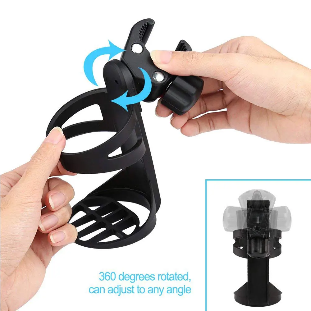 

Bicycle Accessories Multifunctional Water Bottle Cup Holder Baby Stroller Bike Bicycle Cycling Handlebar Mount Cage ABS Bike