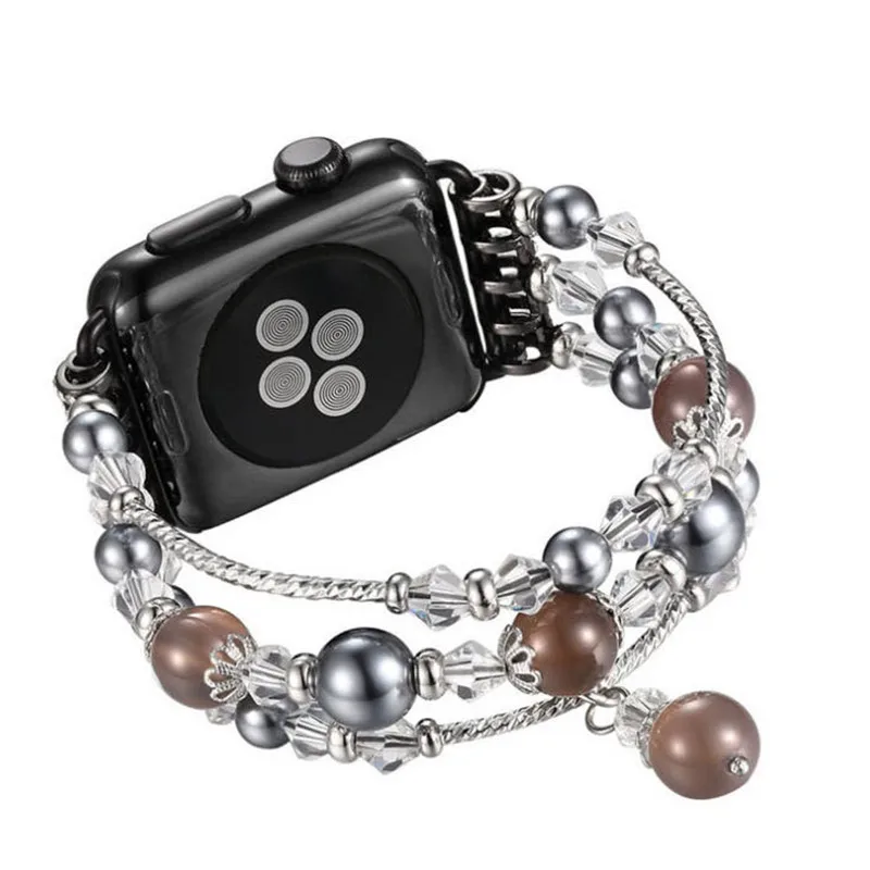 Эластичный браслет для Apple Watch 38/42/40/44 мм ручной работы | Наручные часы