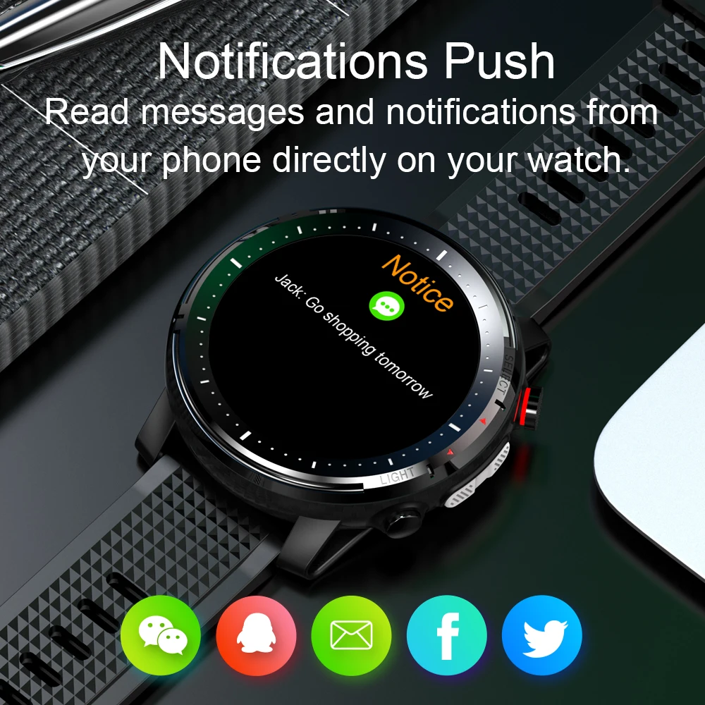 

L15 Long Battery Life Sports IP68 Waterproof Heart Rate Sleep Health Monitoring Call Reminder Huawei Men Smart Watch L13 Upgrade