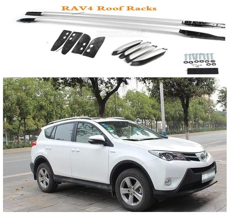 

Высококачественные багажники на крышу из алюминиевого сплава, багажник для Toyota RAV4 2009 2010 2011 2012 2013 /2014 2015 2016 2017