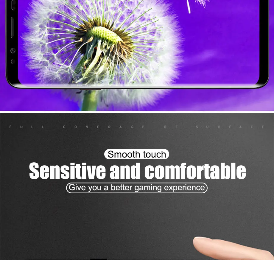500D полностью изогнутое закаленное стекло для samsung Galaxy S9 S8 Plus Note 9 8 Защита экрана для samsung S7 Edge S9 защитная пленка