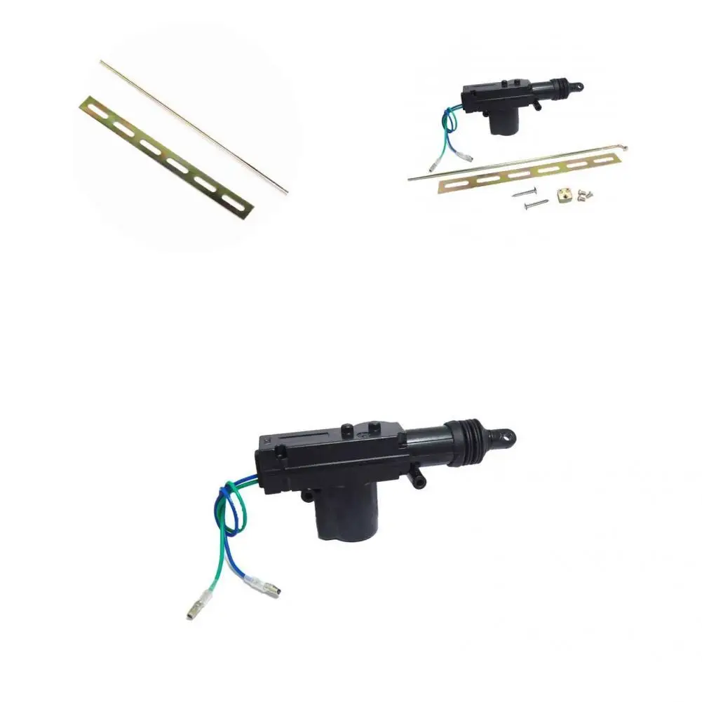 

Привод дверного замка, черный привод дверного замка автомобиля, 12 В, 2 провода, высококачественный тяжелый привод дверного замка