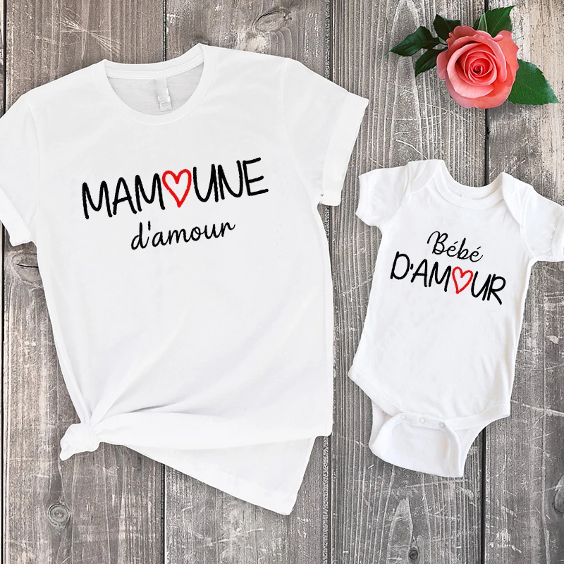 

Shirt Family Papa Monmy and Me Outfits Maman Family Matching Clothes Baby Tee 2021 Fashion Clothes