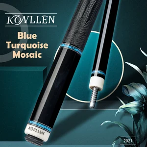 KONLLEN бильярдная настоящая инкрустация углеродное волокно бильярдный кий карандаш углеродная энергетическая технология кожаная ручка Бильярдный Кий набор с чехлом чехол