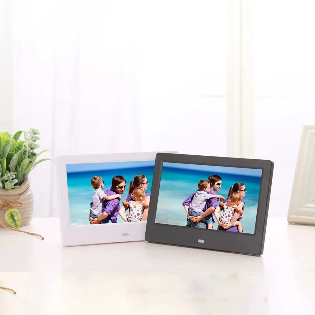 

7inch Digital Photo Frames Photo Album Digital Photo Frame Clocks Wall Home Decor Beautiful Clocks Women Men Clocks