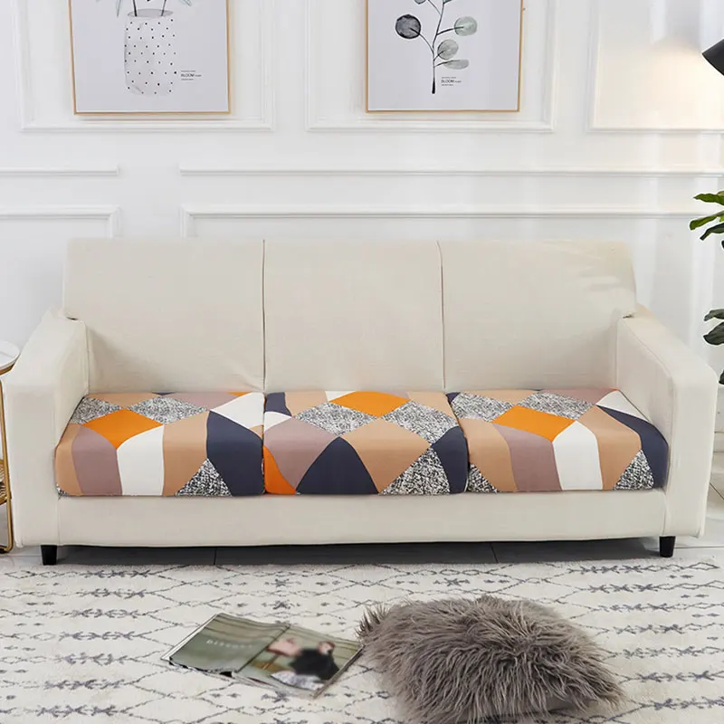 

Sofa Cushion Cover Household Products Printed Polyester Sofa Towel Stretch Sofa Cover Half-pack Cushion Cover Nordic Style