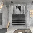 Современный классический черно-белый плакат с художественной печатью животных, настенные художественные картины для гостиной, украшение для дома