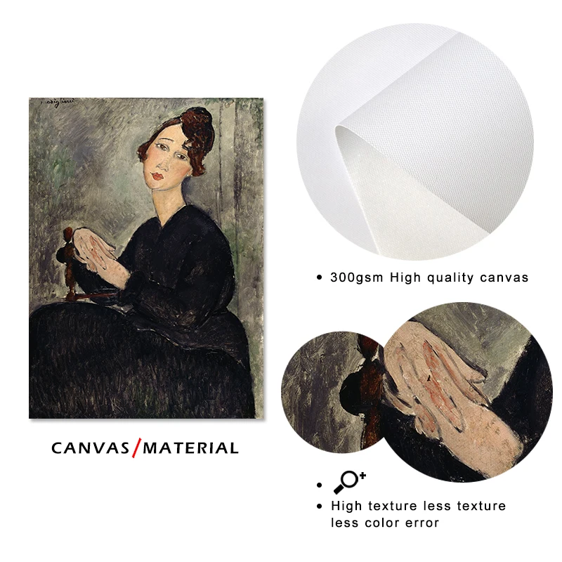 Художественная зона Modigliani настенная живопись Европейский стиль обнаженная