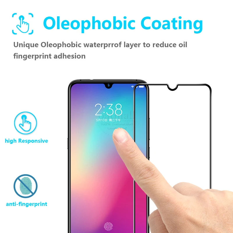 2 шт полное покрытие Закаленное стекло пленка для Xiaomi MI 9 / Pro 5G 9SE Защитное экрана