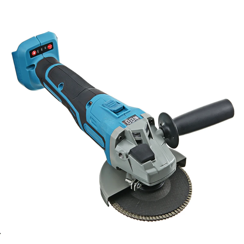 125mm 2 Speed Brushless Angle Polishing With Cutting Disc 18V Cordless Grinder Machine Cutting Tool Multi-function Power Tool