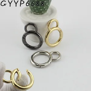 10 шт., 3 цвета, 8 колец, открывающийся брелок, кожаная сумка, ремень, собачья цепочка, пряжка, защелкивающаяся застежка, зажим, триггер, аксессуары