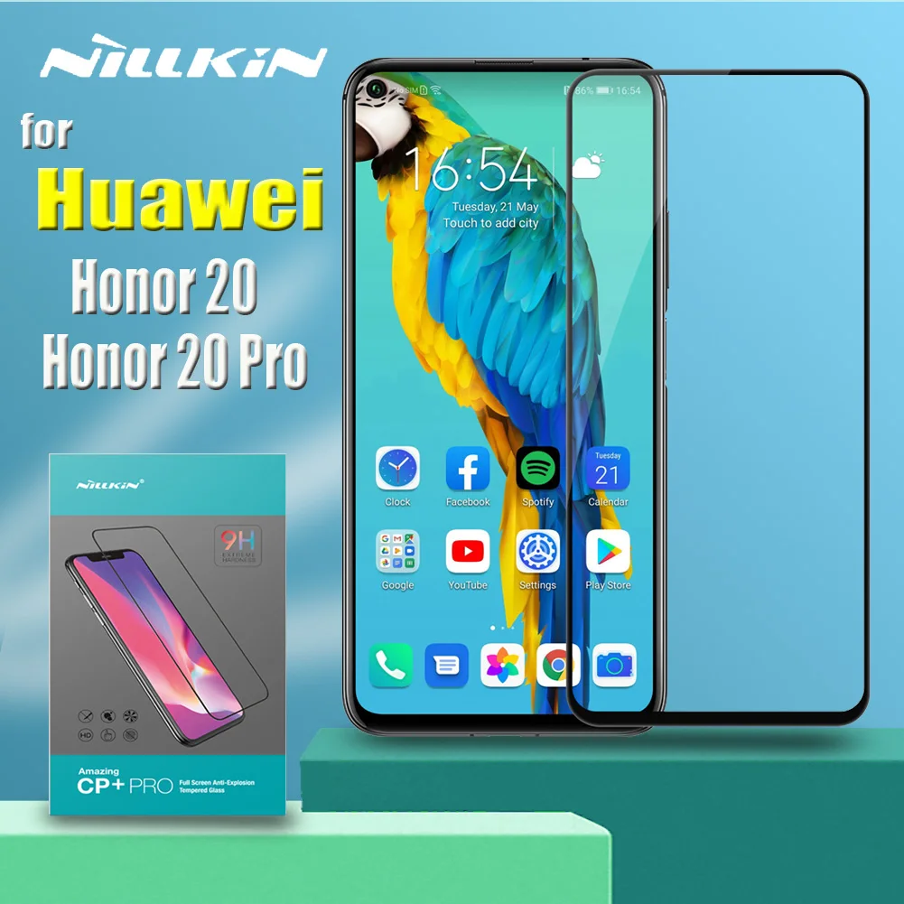 Защитное стекло Nillkin для Huawei Honor 20 Pro полное покрытие защитное на закаленное