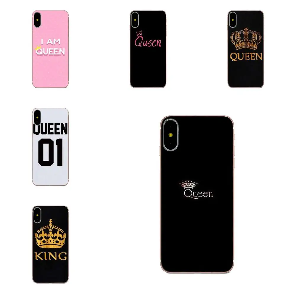 Мягкий из термопластика чехол для LG Nexus 5 5X V10 V20 V30 V40 2017 2018 2019 King queen пара