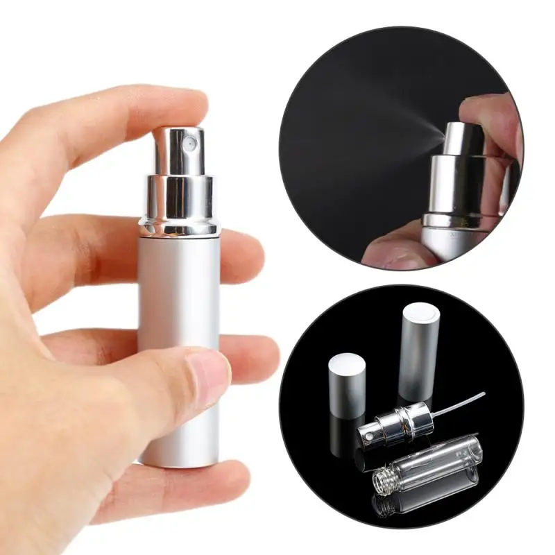 1 шт 5 мл пустые Стекло спрей бутылки многоразового Портативный мини флакон для