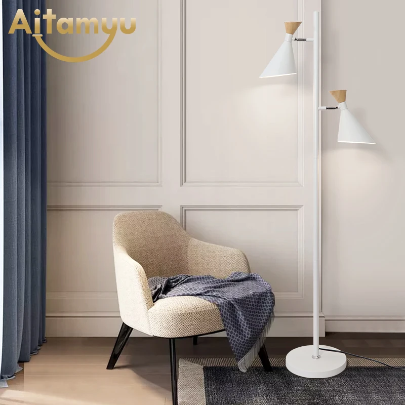 Гостиная Напольная Лампа американская светодиодная Складная стоячая лампа для