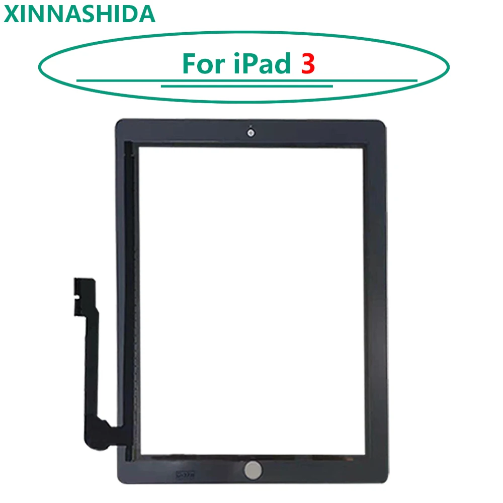 Дигитайзер сенсорного экрана для iPad 3 4 стекло замены сенсорной панели A1416 A1430 A1403
